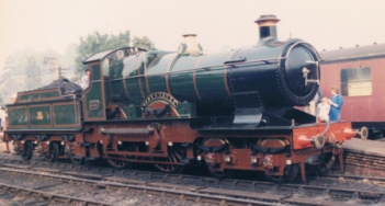 'City' class number 3440, 'City of Truro' pictured at Bridgnorth